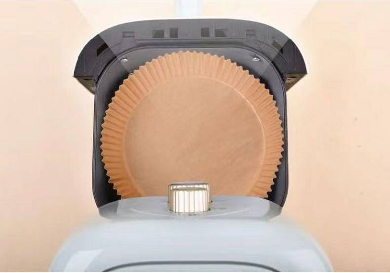 High-Temp Resistant Silicone Oil-Absorbing Air Fryer Paper Tray for Oven & BBQ