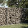 VidaXL Gabion Basket with Lid 100x100x100 Cm Galvanized Iron, Gabion Wall, Gabion Retaining Wall, Fence In 3295190