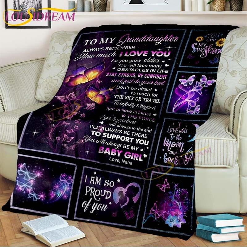 To My Husband/daughter/mon The Love Gifts Blankets Custom Blanket Flannel Blankets Bed Throw Soft Bedspread Sofa Travel Camping