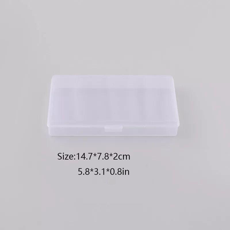 

Storage Transparent Mini Box Students Plastic Desktop Organization Labeling Smal