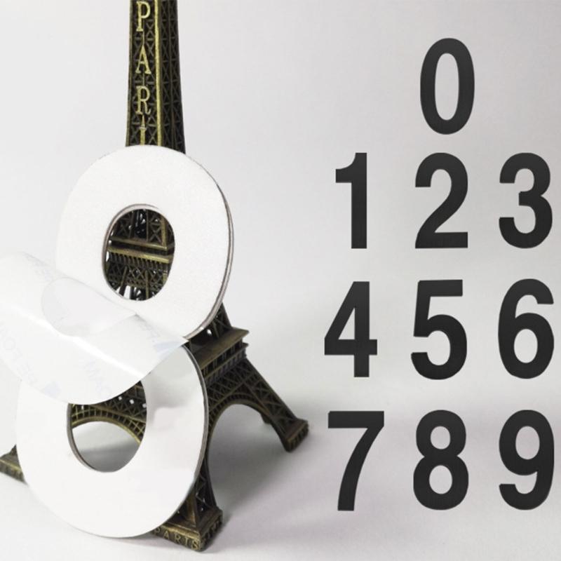 Modern Stainless Steel Address Numbers Weatherproof & Easy To Read Address Numbers Plate for Residential Identification