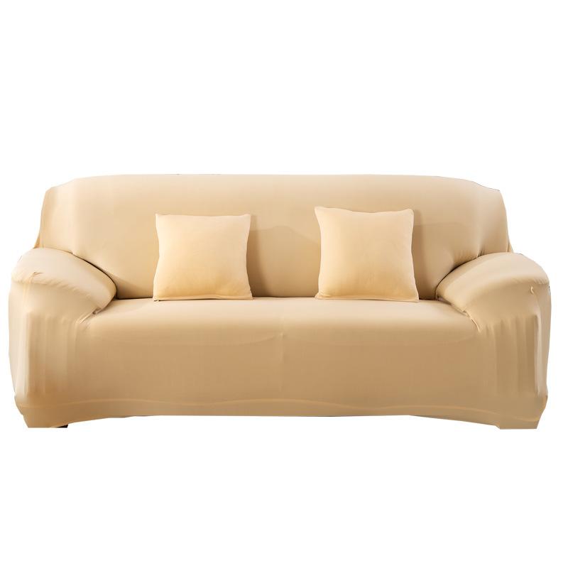 Thick Elastic Sofa Cover Solid Color Slipcover Furniture Protector for Bedroom Office Living Room Home Decor Sofa Cushions