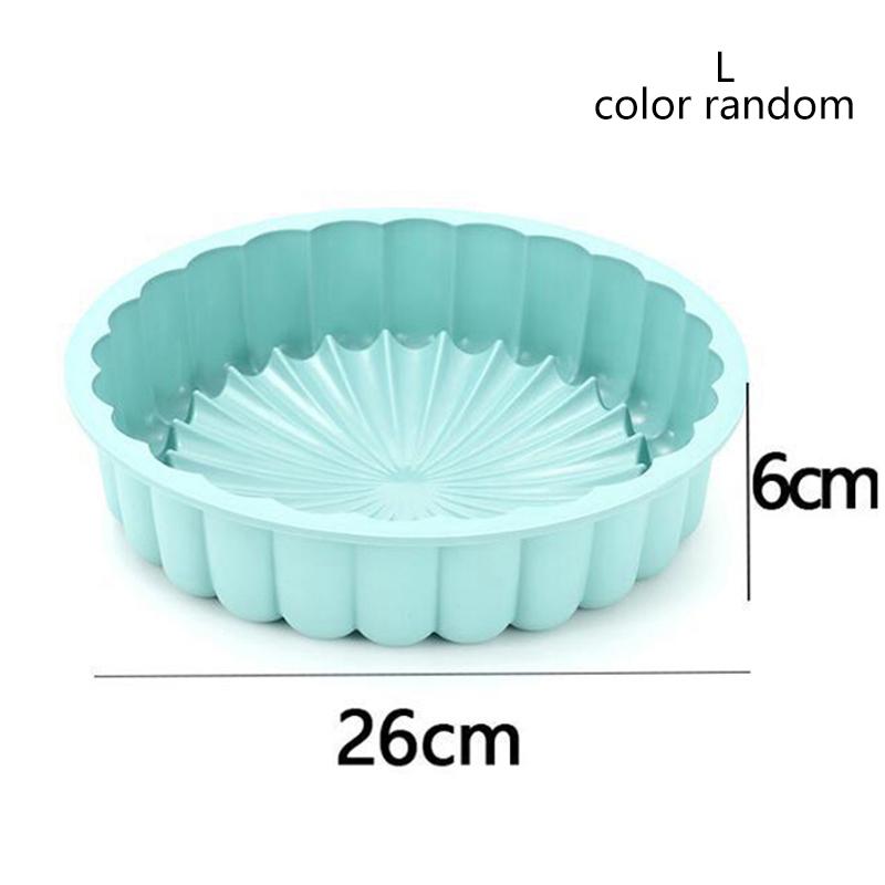 Silicone Round Baking Pan Charlotte Cakes Baking Pan Sponge Flan Mold Shortcake Baking Pan Kitchen Silicone Mould