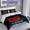 Chicago Bears Fan Gear 3PCS Bedding Set, Breathable Duvet Cover & 11 Pillowcases, Soft Bed Linen, Great Birthday Festival Gift