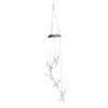 LED Solar Hummingbird Wind Chime Color Changing Solar Hanging Wind Chime Pendant Light for Outdoor Patio Garden Decoration