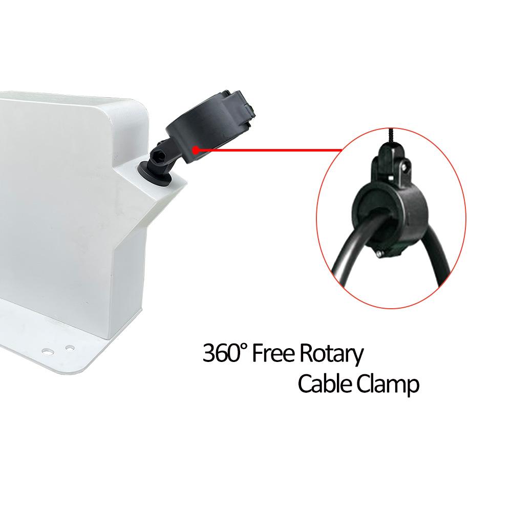

Residential Garage EV Charger Cable Management Retractor Auto Lock Stop 40A 9.6kw 25FT Ceiling Mount EV Charger Cable Retractor SF.D035500