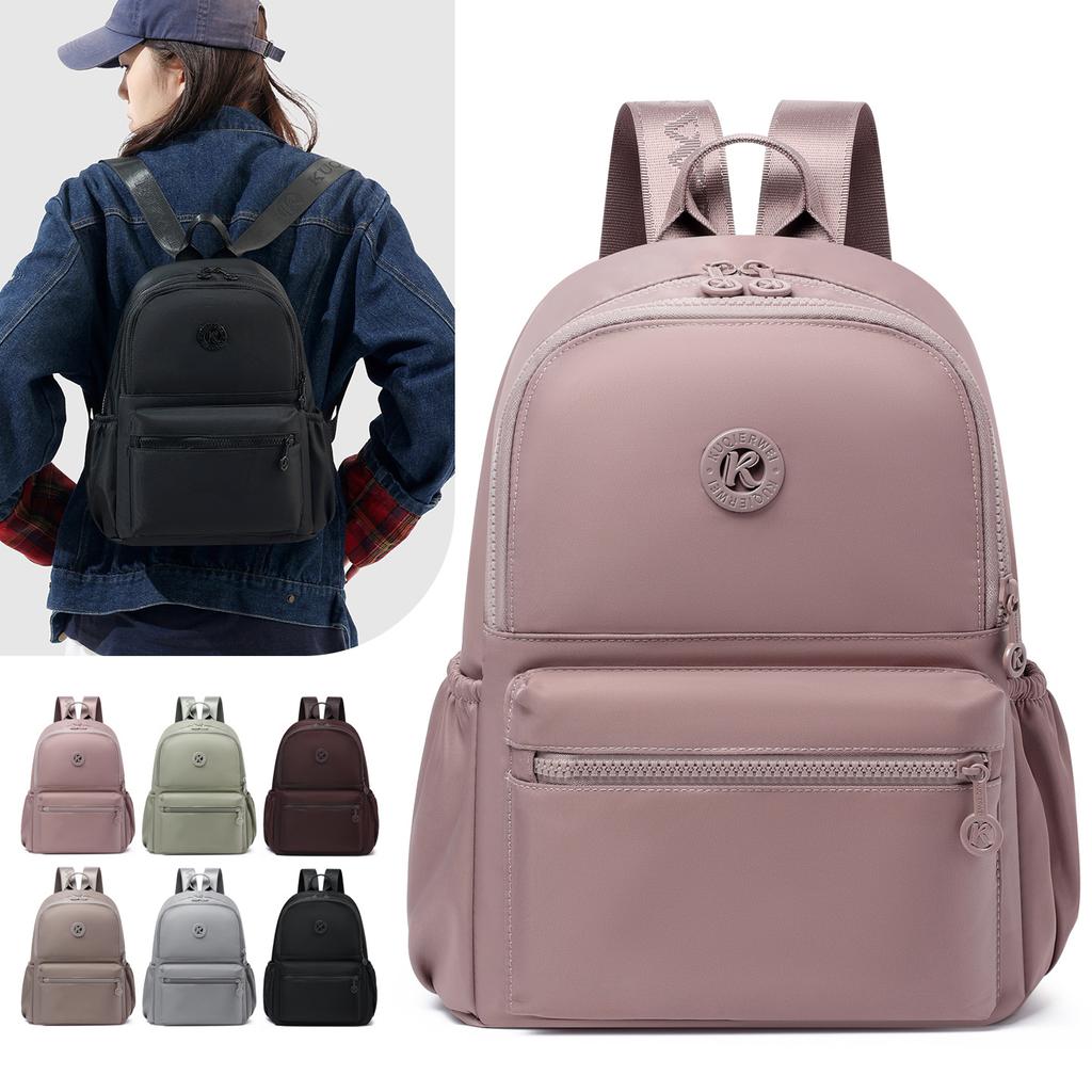 Schoolbag backpack women's leisure travel bag new simple and versatile lightweight nylon bag fashionable women's backpack tide