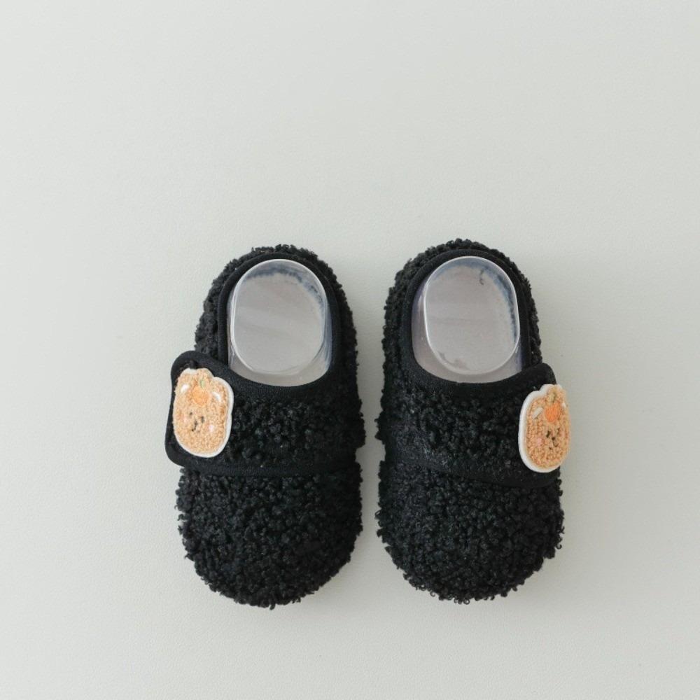 Plush Anti-slip Soft Sole Socks Winter Warm Children Cotton Slippers New Toddler Socks Boys Girls