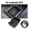 For Leapmotor B10 Car Armrest Storage Box Organizer Non-slip Waterproof Center Console Case Tray Car Interior Modification