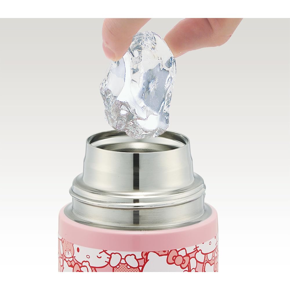 Skater Stainless Steel Water Direct Hello Sanrio Sports Water Kids' Bottle, Drinking, 580ml, Kitty, Ushiro-Shiro, Design, Child-Friendly, Lightweight,