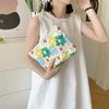 Charming Ladies Trendy Flower Pattern Cosmetic Pouch Portable Clutch Makeup Bag