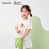 Balabala Girls' Hongshan Zoo IP Short Sleeve T-Shirt