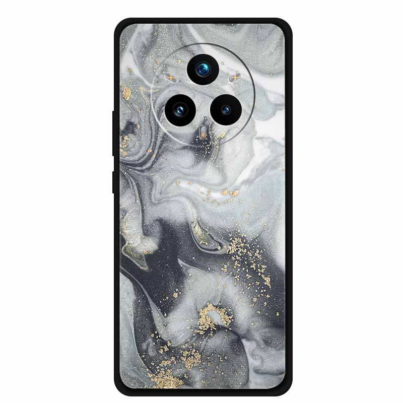 For OPPO Realme 14 Pro Case Marble Soft TPU Phone Back Cover For Realme 14 Pro Plus Pro+ Shockproof Silicone Mica Painted Coque