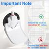Shower Foot Rest for Shaving Legs with Upgraded Industrial Suction Cup, Only Fit Smooth & Non-Porous & Bigger 5.2 Inches Tile Wall, White, Pack of 1