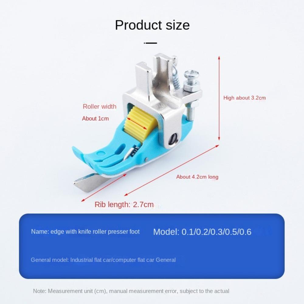 Right /Left Retaining Roller Presser Foot Sewing Presser  Industrial/Computer Flat Car Universal