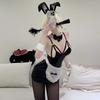 Sex Lingerie Sexy Bunny Cosplay Uniform Seduction Suit Patent Leather Exposed Pajamas Qqny Woman