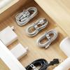 6Pcs Silicone Cable Ties Elastic Reusable Multifunctional Cable Organizer Lightweight Reusable Cord Organizers