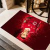 Dynamic Soccer Player Action Floor Rug Office Rug Perfect for Kitchen Decorate room Balcony Foyer Anti-slip Rug Anime Office Decor Gift for Festivals