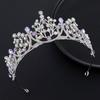 Bride's Crown Headwear Princess Rhinestone Headband Model Catwalk Performance  Crown  Girl's Birthday Dress Updo Accessory
