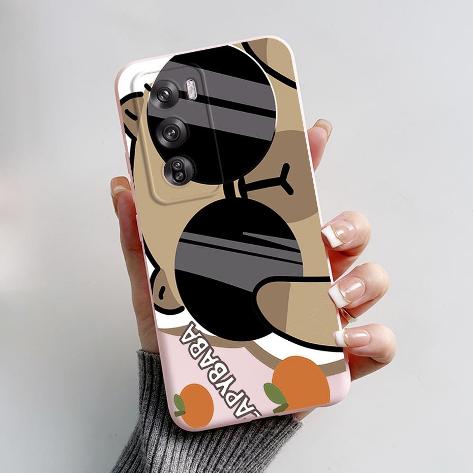 For Oppo Reno12 Pro 5G Case CPH2629 Cute Rabbit Panda Soft Silicone Back Protector Cover For OPPO Reno 12 Pro 5G 2024 Phone Case