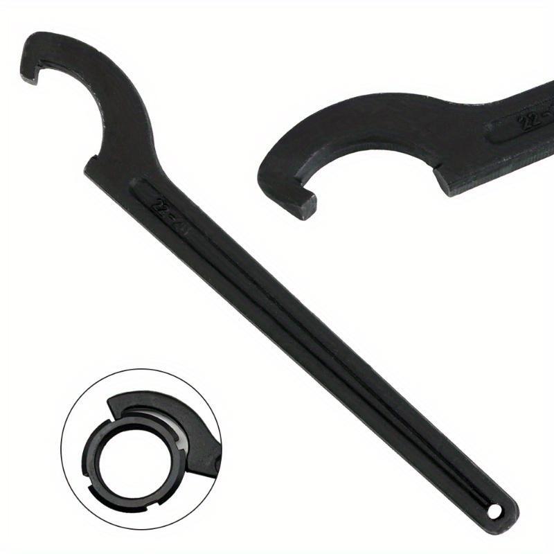 1 Τμχ DIYWORK Εργαλείο Χειρός από Ανοξείδωτο Ατσάλι Εργαλείο Κλειδί Σχήματος C Κεφαλή Γάντζου Ημισελήνου Κλειδί για Στρογγυλό Παξιμάδι 22-26mm