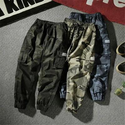 Pantaloni da tuta in cotone da uomo, pantaloni casual da strada, taglie forti XS-7XL, pantaloni da jogging, pantaloni cargo, harem, uomo, multitasche, mimetici