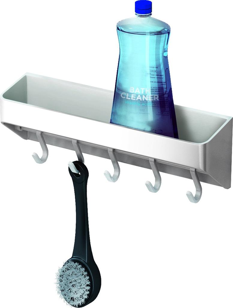 Asvel Lux MG Detergent Rack & Hook Magnet White