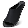 Fashion Leather Cool Slippers Outdoor Walking Shoes Summer Outer Wear Men's Slipper Non-Slip Wear-Resistant Casual Straight Slippers