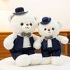 Teddy Bear Wedding Plush Doll With Pp Cotton For Couples Gift And Home Decor
