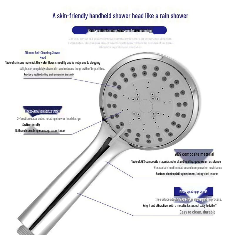 MDNG Multi-function Pressurized Handheld Shower Head