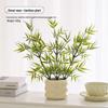 Nordic Bionic Green Faux Bonsai Plants - Indoor Tabletop Decor for Office & Living Room