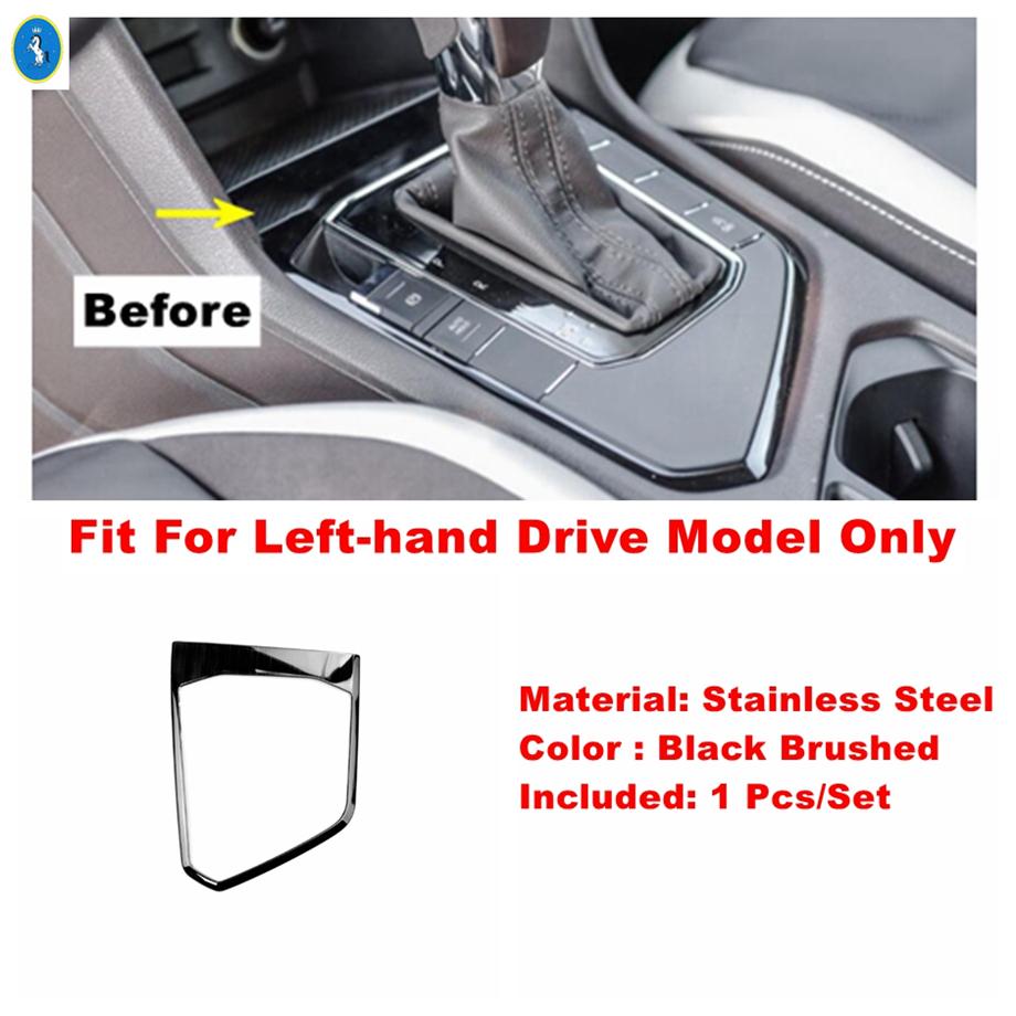 

Center Control Gear Box Shift Decor Panel Cover Trim For Volkswagen VW Tiguan MK2 2016 - Carbon Fiber / Silver Accessories Black Brushed A