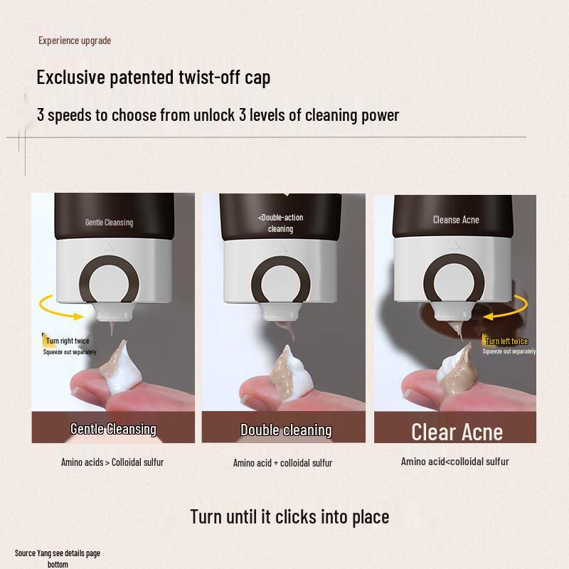 

C-Cure Acne & Oil Control Dual-Tube Facial Cleanser