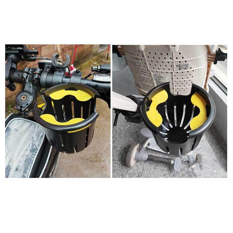 1Pcs Bicycle Accessories 2-In-1 Bicycle Universal Mobile Phone Holder&Cup Holder Multifunction Baby Stroller Phone Holder