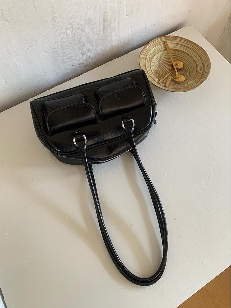 Niche 2025 Korean Underarm Tote Bag - Women's Versatile Large Capacity Commuter Bag for Spring/Summer