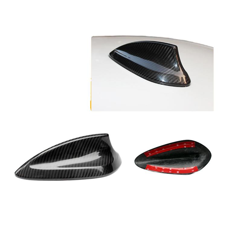 Universal Shark Fin Car Roof Antenna ABS Plastic W/ FM/AM Signal Enhancement 3M Adhesive