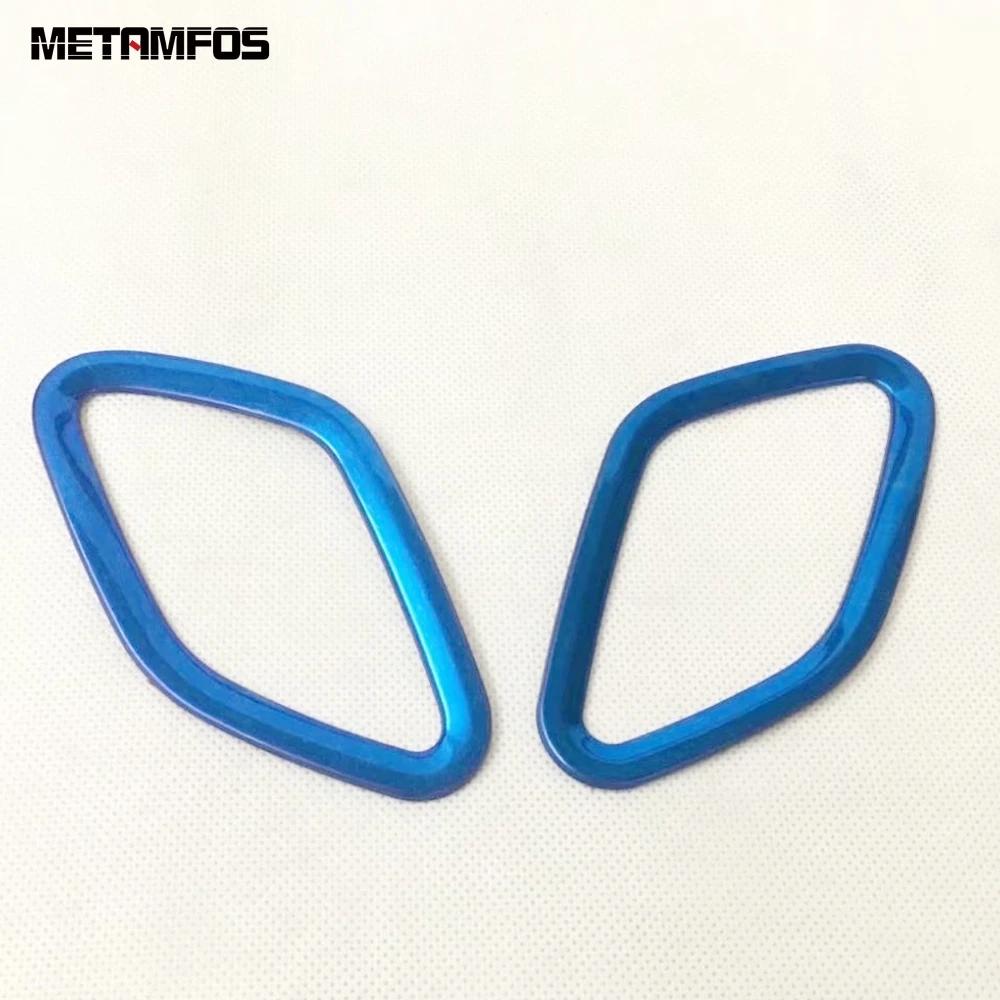 Front Upper Air Condition Vent Outlet Cover Trim For MG Zs SUV 2017-    Carbon Fiber Accessories Car Styling