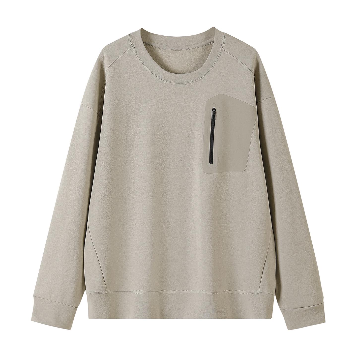 

Bird House Men s Hoodie: Warm Velvet, Round Neck, Long Sleeve, Solid Color - Trendy Autumn/Winter Wear XXX-Large