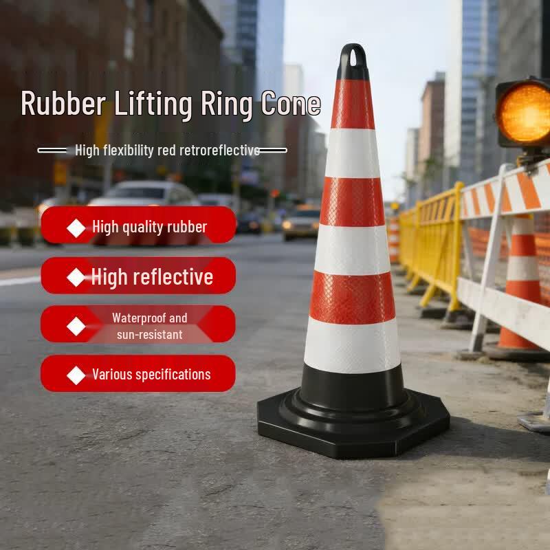 10-Pack Reflective Road Safety Cones