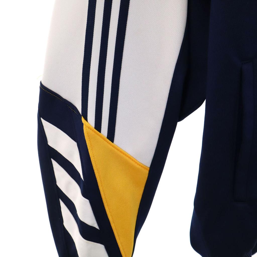 Adidas 80. léta Stará tepláková bunda L Námořnická modř Descente dres Pánská Použitá