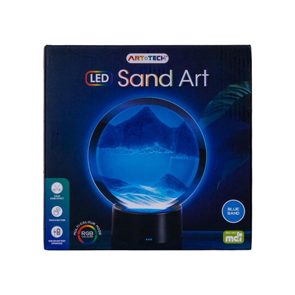 Colour-Changing LED Sand Art (Blue)