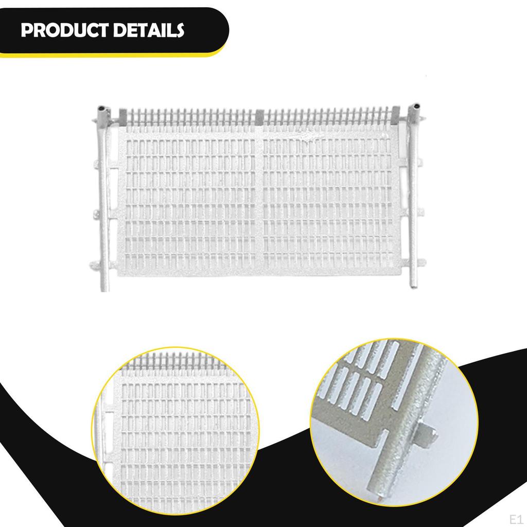 Model Railway Scenery Fence Easy Installation 1:64 Ornament for Micro Landscape Decor Building