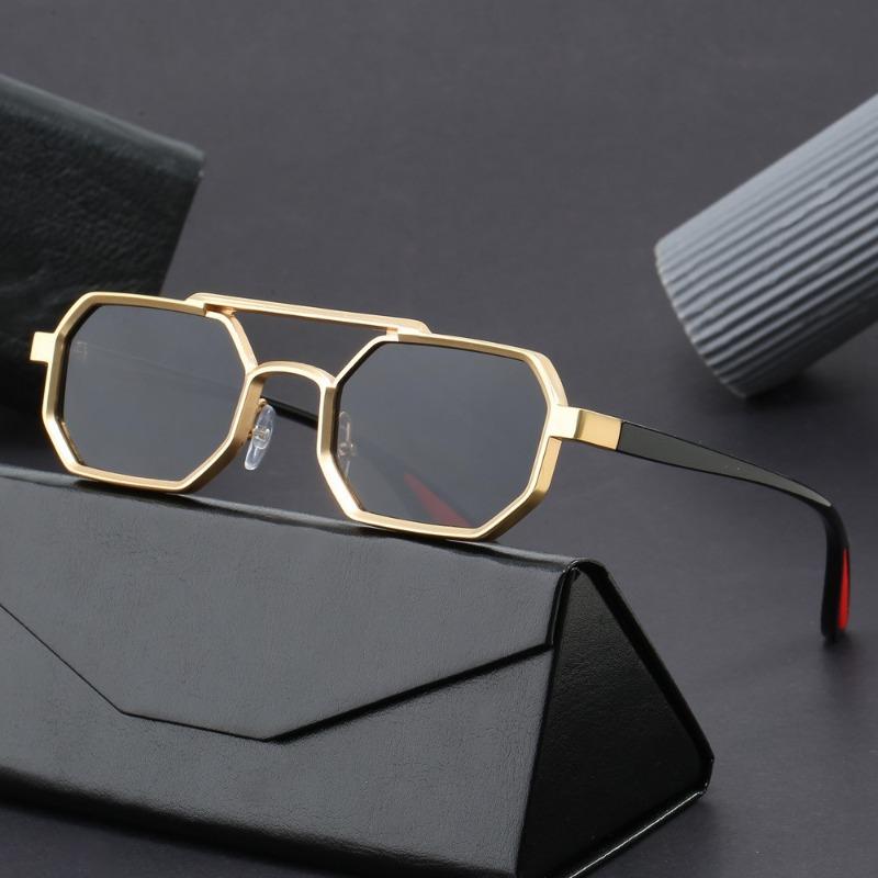 Vintage Square Sunglasses for Men Steampunk Sunglasses Retro Women Punk Style Fashion Glasses Retro Shades