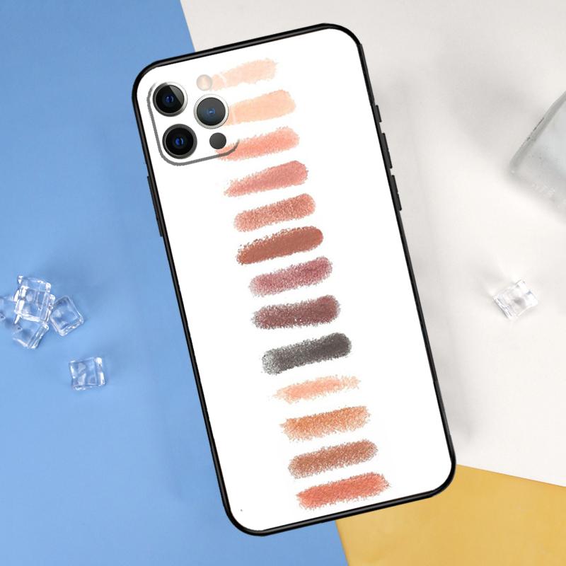 Lipstick Make Up Phone Case For iPhone 16 Pro Max 12 13 Mini 11 14 15 Pro Max XR 16 15 Plus 16e Cover Shell