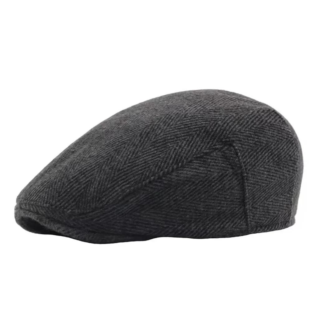 Unisex Retro Coarse Grain Fluff Newsboy Caps Men British Painters Hats Autumn Winter Berets Herringbone Flat Cap Hip Hop Berets