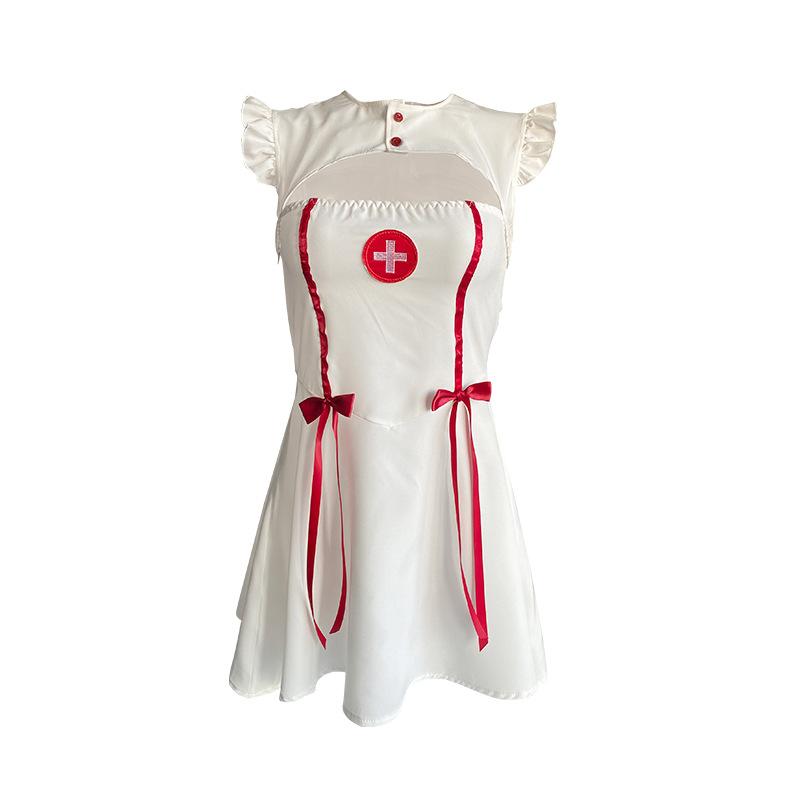 Erotic Lingerie Female Sexy Nurse Seduction Uniform Bed Free Hot Passion Suit