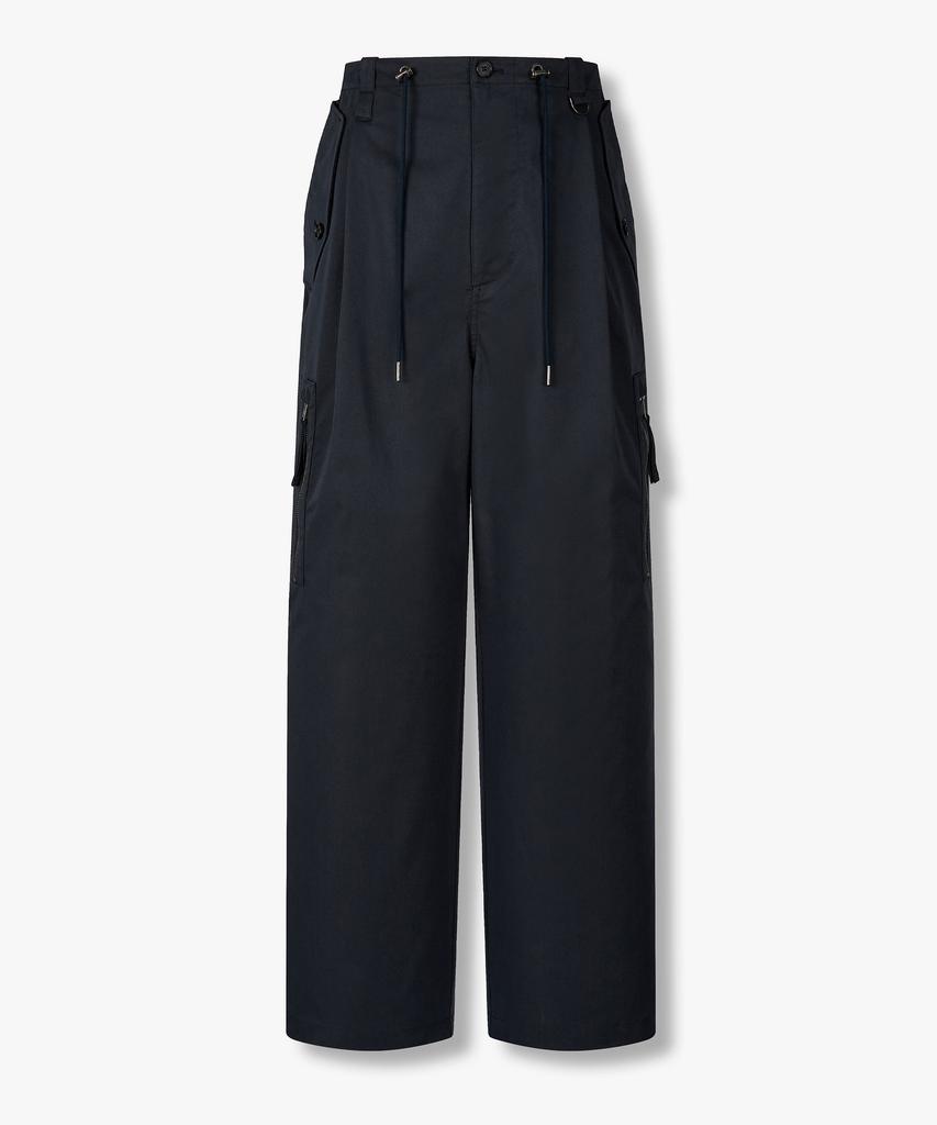 STUDIO TOMBOY [Men] String Single-Pleat Cargo Pants_Dark Navy 9156231212