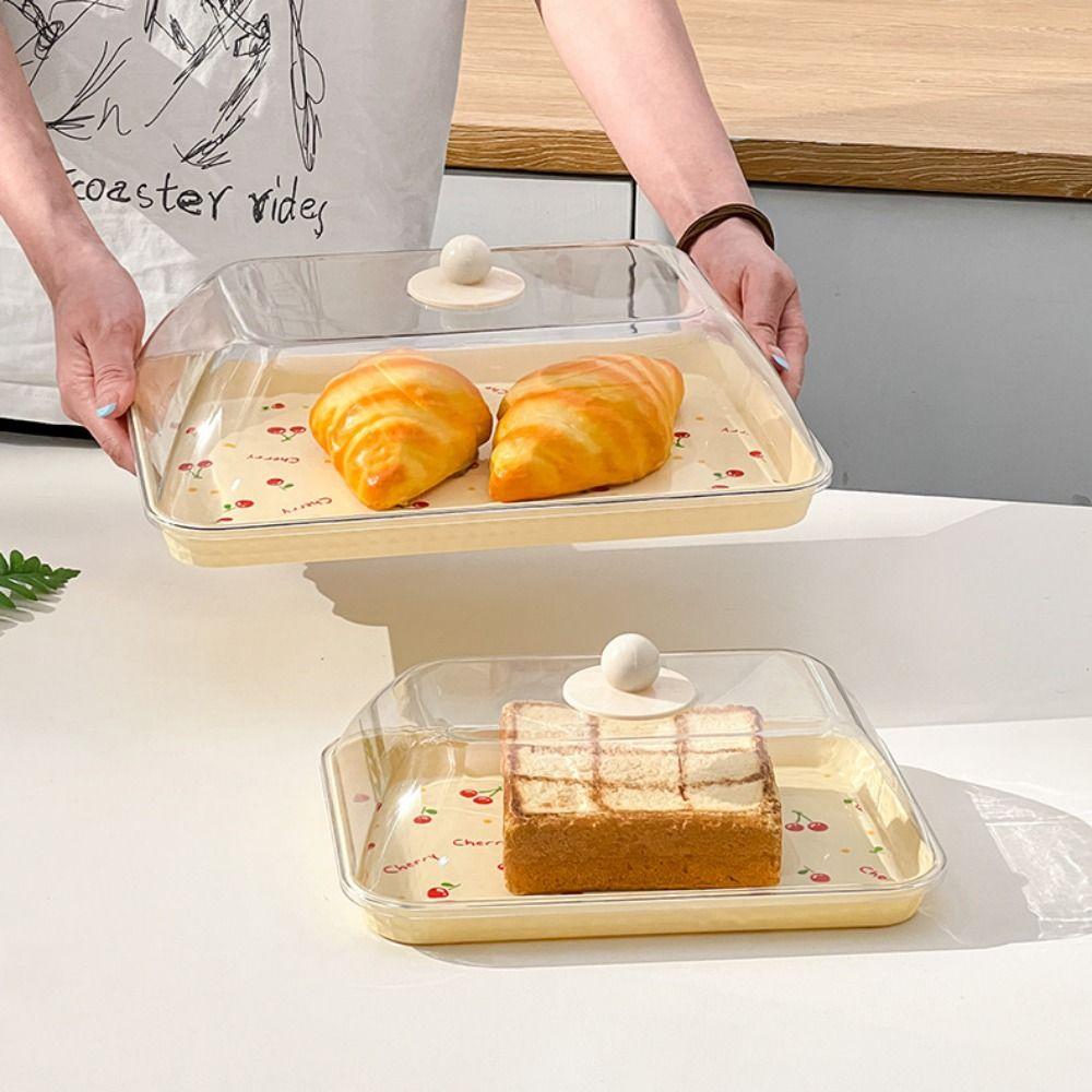 Stackable Rectangular Storage Tray Lightweight Serving Tray Eco-friendly Fruit Tray  Food Serving