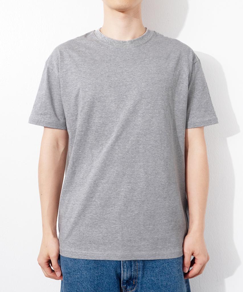 QT8 GARMENTS Oc Silky Plain Tee (Grey)