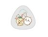 OSK Onigiri Case Bento Box 290ml Chiikawa with Press Microwave Made in Japan (OSK) Mold, Safe, Eco-friendly, Biomass, LS-20